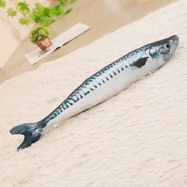 1pc Funny Simulation Fish Plush Toy Stuffed Fish Carp Plush Animal Toys Pet Cat Dog Toy Baby Kids Room Decor Birthday Gift