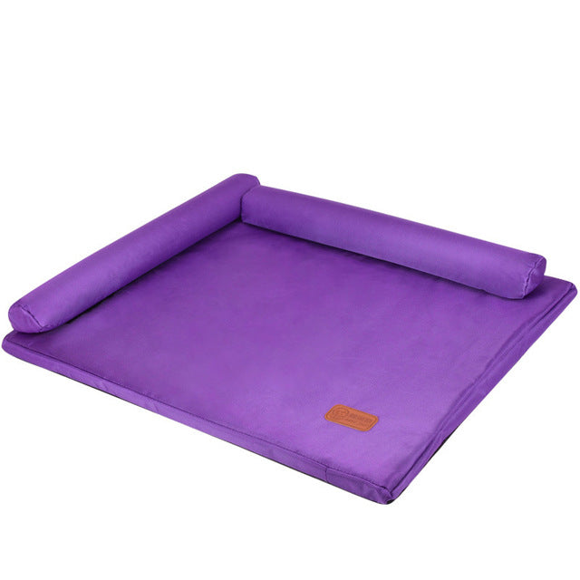 Pet Bed Mattress Dog Cat Cushion Waterproof Pad Soft Mat Removable Cover Pillow Kennel Dog Mat Pet Puppy Cushion Mat