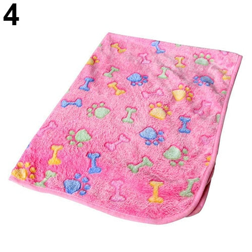 Winter Warm Soft Print Flannel Cotton Mattress Dog Cat Pet Mat Bed Pad Self Heating Rug Thermal Washable Pillow Blanket Cushion