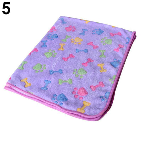 Winter Warm Soft Print Flannel Cotton Mattress Dog Cat Pet Mat Bed Pad Self Heating Rug Thermal Washable Pillow Blanket Cushion