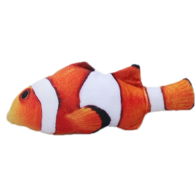 Pet Soft Plush Creative 3D Carp Fish Shape Cat Toy Gifts Catnip Fish Stuffed Pillow Doll Simulation Fish Playing Toy For Pet