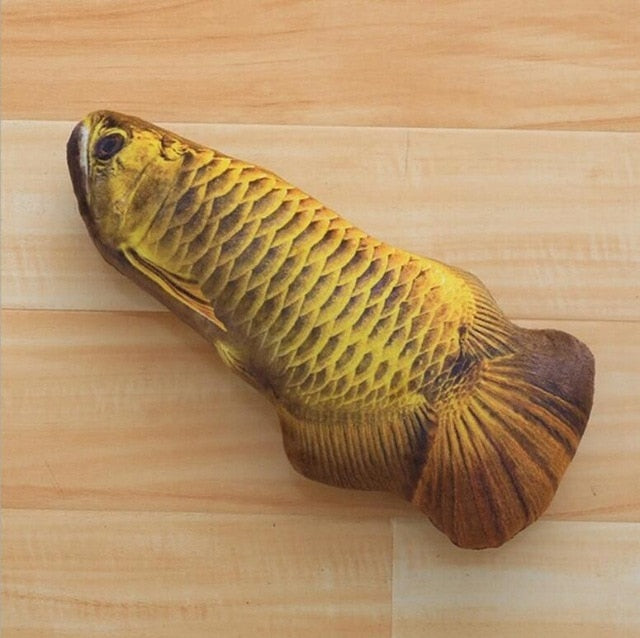 new beautiful artificial pet toy fish plush puppy dog toys cat toys fun pet cat sleeping pillow mint catnip toys 1PCS g666