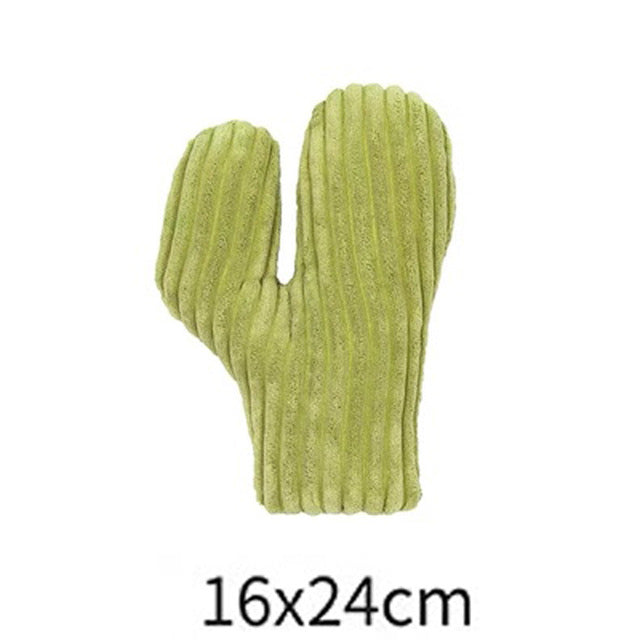 Cactus Cat Toy with Catnip Cat Toys Interactive Accessories Corduroy Fabric Plant Cats Scratcher Pillow Pet Supplies Products