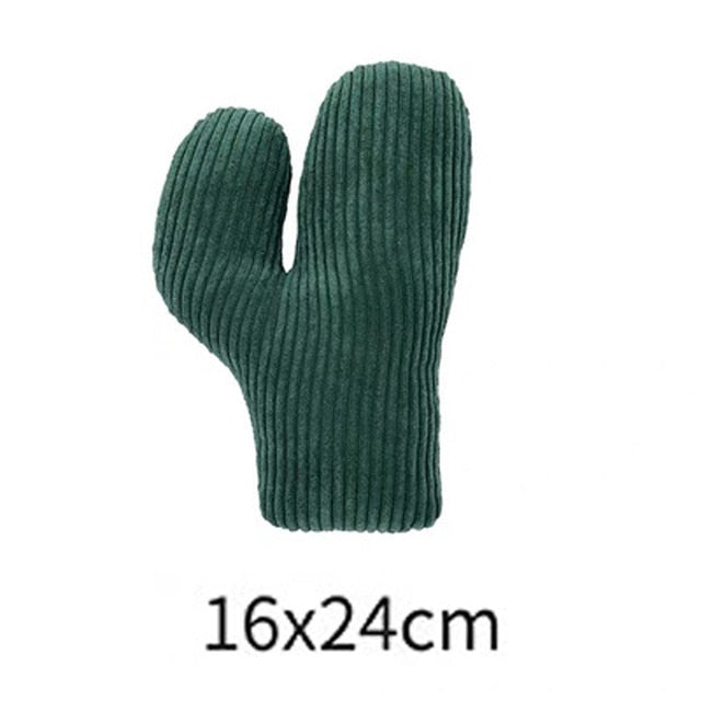 Cactus Cat Toy with Catnip Cat Toys Interactive Accessories Corduroy Fabric Plant Cats Scratcher Pillow Pet Supplies Products