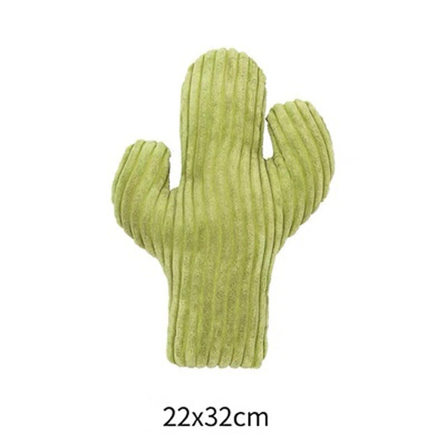 Cactus Cat Toy with Catnip Cat Toys Interactive Accessories Corduroy Fabric Plant Cats Scratcher Pillow Pet Supplies Products