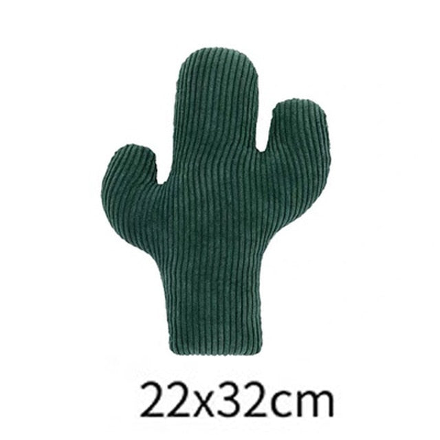 Cactus Cat Toy with Catnip Cat Toys Interactive Accessories Corduroy Fabric Plant Cats Scratcher Pillow Pet Supplies Products