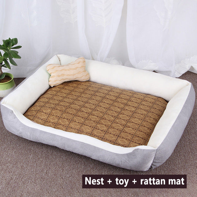 Summer Pet bed dog pillow beds pad mat pets sofa cat house puppy cooling blanket for large medium small dogs pet shop Products