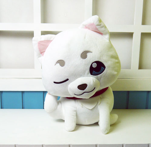 Anime GINTAMA Plush Toys ASadaharu Kagura Pet Figure Doll Just We Mascot 40cm Cosplay Filling Pillow 2 Styles for Gift